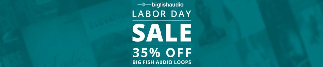 Banner Big Fish Audio: 35% Off