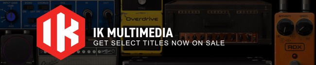 Banner IK Multimedia: Select Titles On Sale
