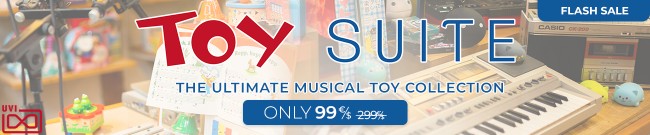 Banner UVI - 67% Off Toy Suite