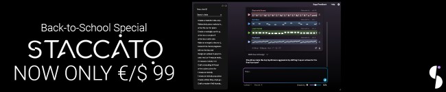 Banner Staccato AI - 66% Off Staccato Pro