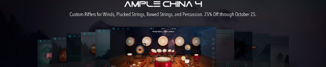 Banner Ample Sound - 25% Off China Series