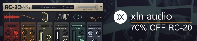 Banner XLN Audio: 70% Off RC-20 Retro Color