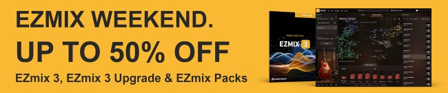 Banner Toontrack - Up to 50% OFF - EZmix Weekend