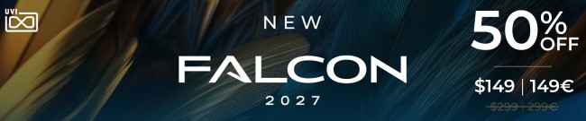 Banner UVI - 50% Off Falcon 2027