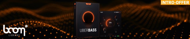 Banner BOOM Library - UEBERBASS - Intro Offer
