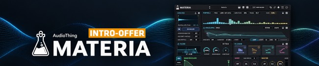 Banner AudioThing - 43% Off Materia