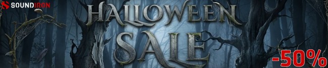 Banner Soundiron Halloween Sale: 50% Off