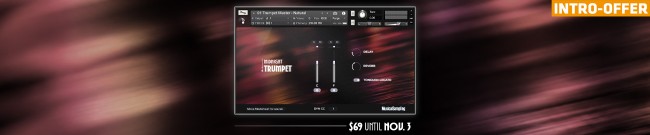 Banner Musical Sampling - 30% Off Midnight Trumpet