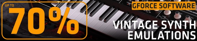 Banner GForce Software: Up 70% Off