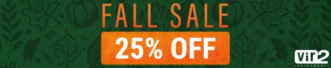 Banner Vir2 Instruments Fall Sale: 25% Off