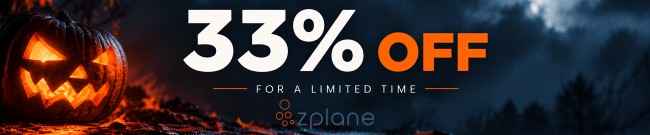 Banner zplane - 33% Off Halloween Sale