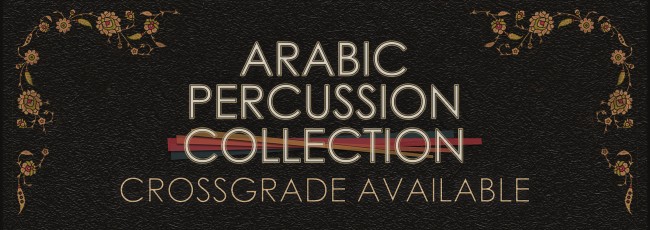 Arabic Percussion Crossgrade Banner