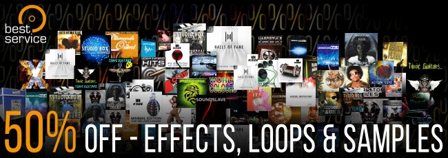 50% Off FX, Loops & Samples
