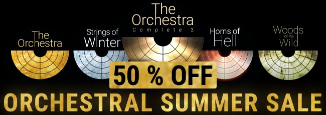 50% Rabatt auf Produkte der The Orchestra Family