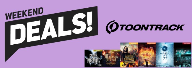 Toontrack Weekend Deal April 2026