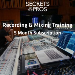 Recording & Mixing Training - 5 Months