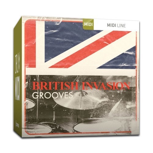 Drum MIDI British Invasion Grooves