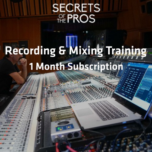 Recording & Mixing Training - 1 Month