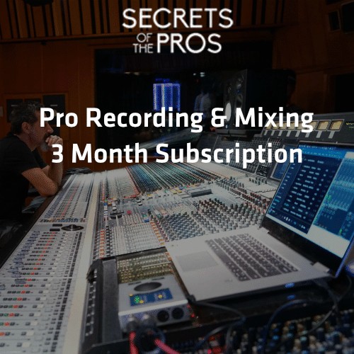 Recording & Mixing Training - 3 Months