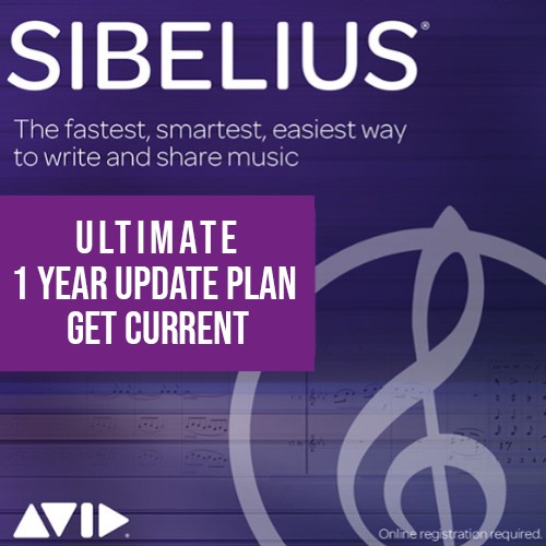 Sibelius Ultimate 1 Year Update Plan GET CURRENT