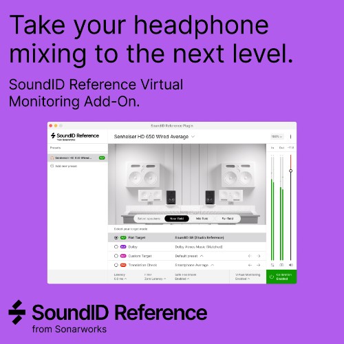 SoundID Reference Virtual Monitoring Add-On