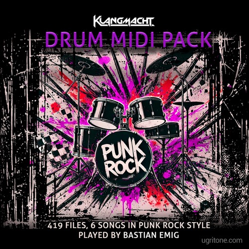 Klangmacht Drum Midi Pack Punkrock