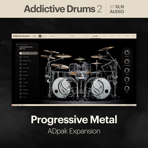 Addictive Drums 2 Progressive Metal ADPak