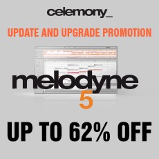 Celemony Update & Upgrade Promotion - Up to 62% Off