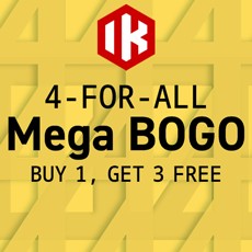 IKM Mega BOGO - Buy 1, get 3 FREE
