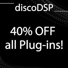 discoDSP Summer Sale - 40% OFF