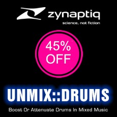 Zynaptiq - 45% OFF Unmix::Drums