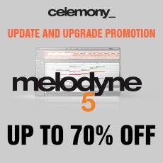 Celemony Upgrade Promotion - Up to 70% Off