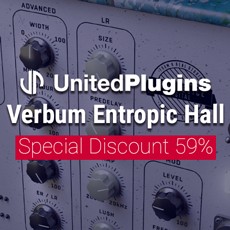 UnitedPlugins: 59% Off Verbum Entropic Hall