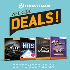 Toontrack Weekend Deal - Up to 60% Off