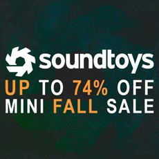 Soundtoys Mini Fall Sale: Up to 74% Off