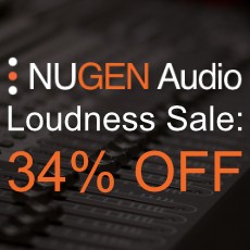 Nugen Audio Loudness Sale - 34% Off