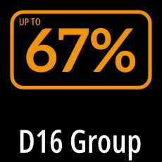 D16 - Up to 67% Off