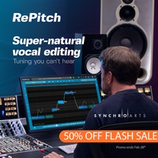 Synchro Arts Flash Sale: 50% Off RePitch