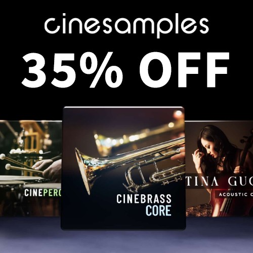 Cinesamples 35% Off Sale