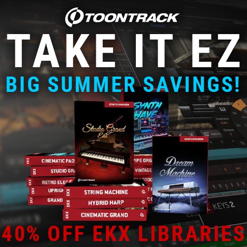 Toontrack Take It EZ - 40% Off EKX Expansions