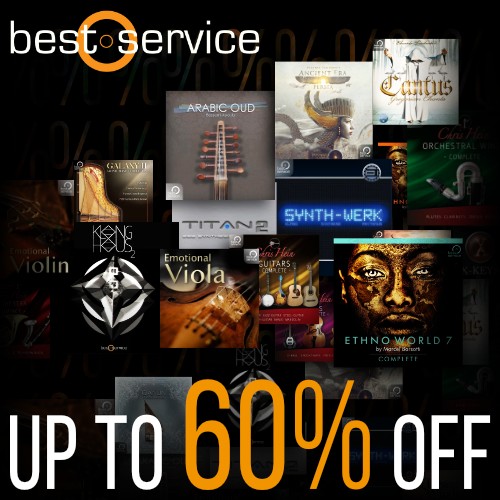 Deal Best Service: Up to 60% Off Virtual Instruments