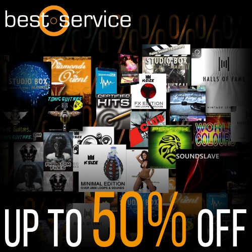 Deal Best Service: 50% Off FX, Loops & Samples