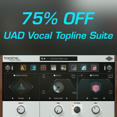 Universal Audio - Topline Vocal Suite - 75% Off