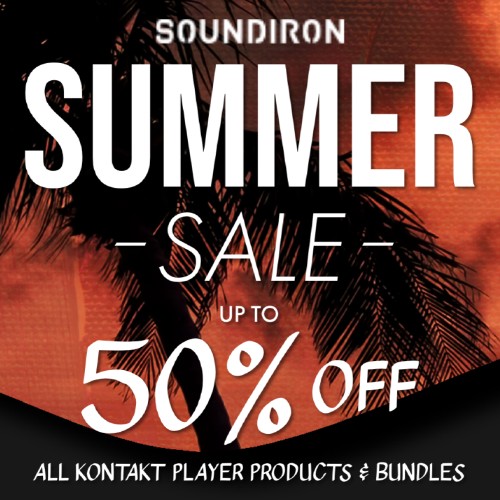 Soundiron - Summer Sale - 50% Off