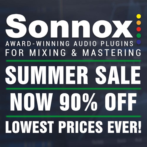 Sonnox Summer Sale - 90% Off