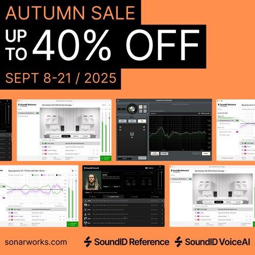 Deal Sonarworks Autumn Sale