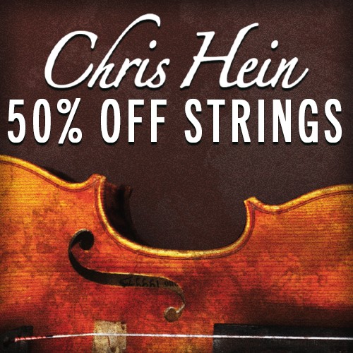 Deal Chris Hein - 50% Off Strings - Weekend Sale