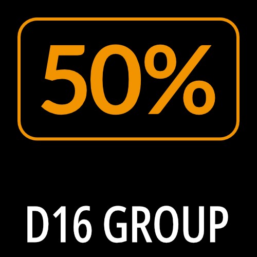 D16 Group - 50% Off