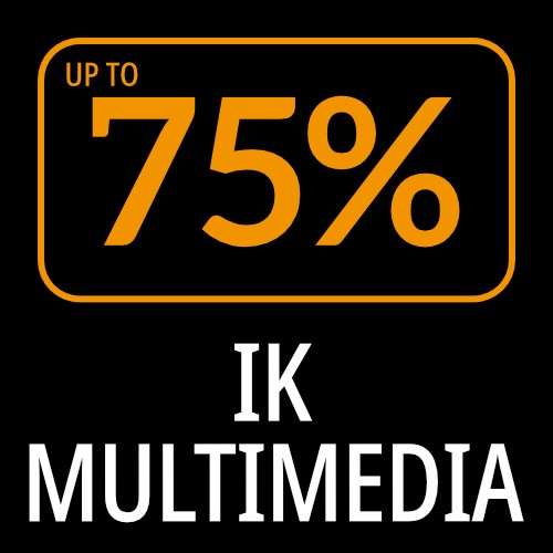 Deal IK Multimedia - Up to 75% Off