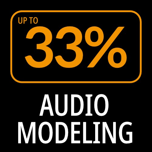 Audio Modeling - Up to 33% Off